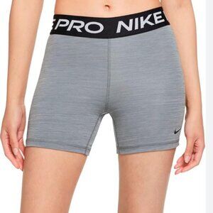 Nike Pro Shorts Dri Fit Gray and Black Size Small